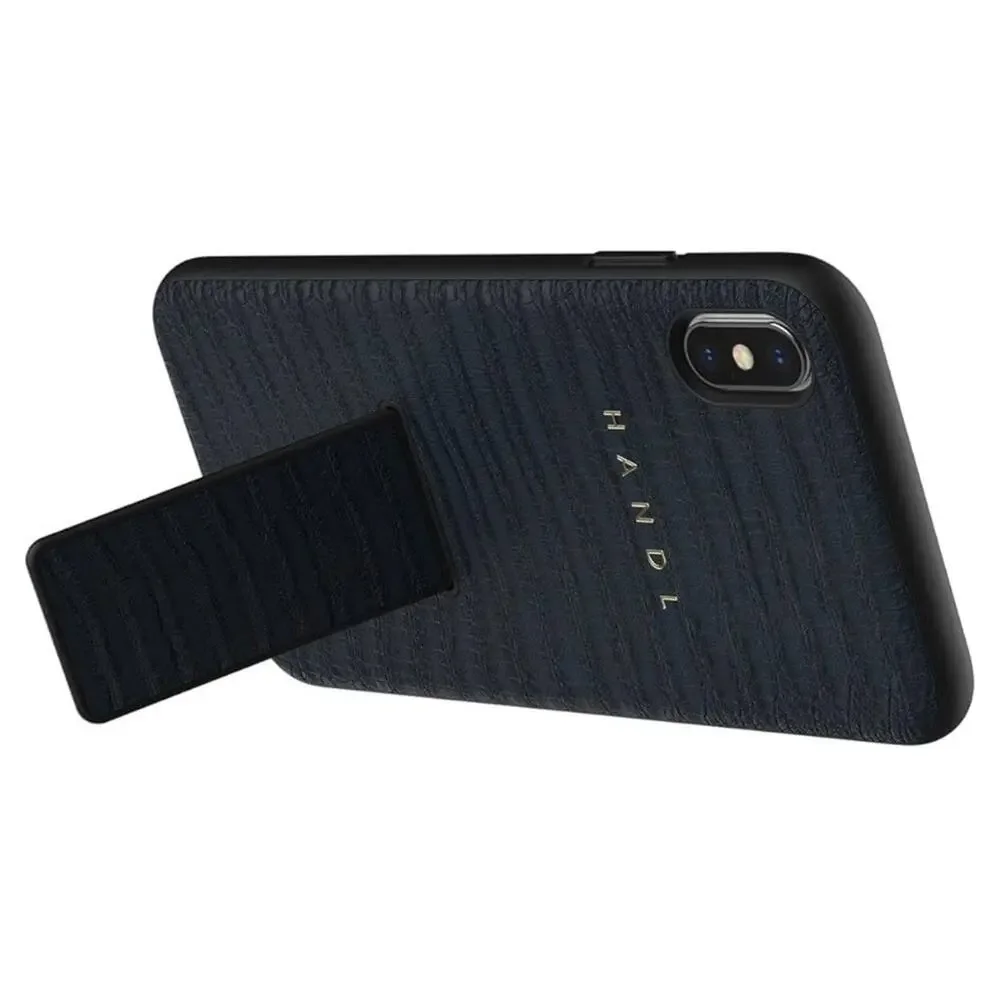 Protective CASE‎ for iPhone Xs MAX - Handle Grip, NAVY CROC
